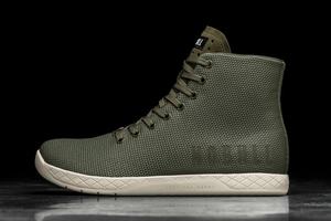 NOBULL Green High Top Trainers For Mens USA (7369-MYITR)